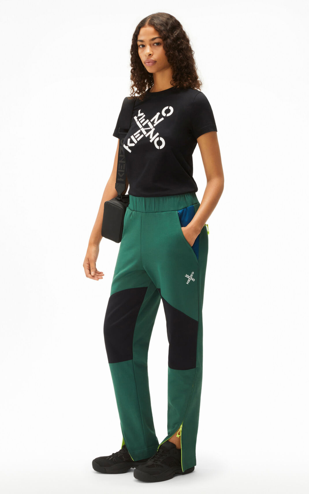 Jogging Kenzo Femme Sport Vert Foncé HBAIS-1657